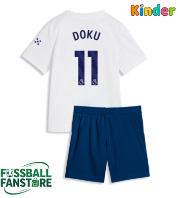 Manchester City Jeremy Doku #11 Replik 3rd trikot Kinder 2026-27 Kurzarm (+ Kurze Hosen)